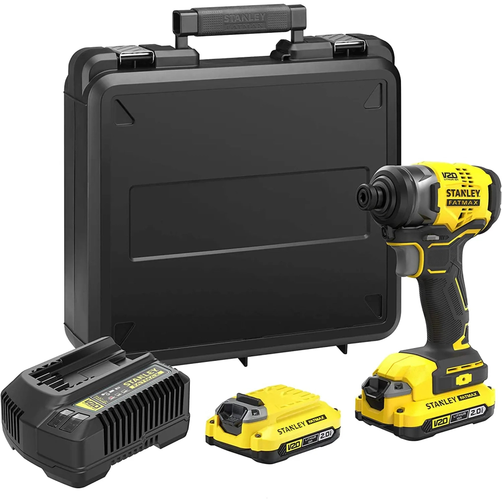 Гайковерт Stanley FatMax, Li-Ion 18В, 2x2Ah, 165 Нм, 2800 об/хв, 3100 уд/хв, 3.48 кг, кейс (SFMCF810D2K) - изображение 3