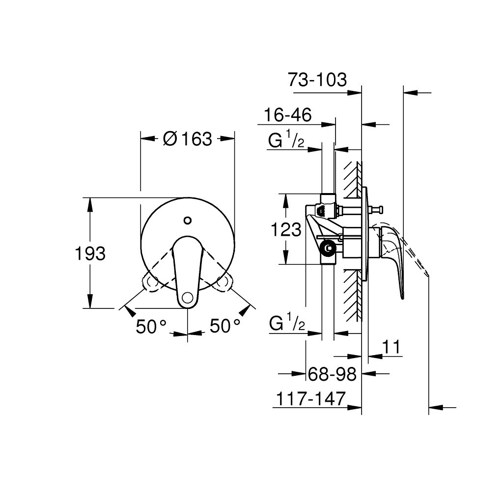 Змішувач Grohe Euroeco (32747001) - зображення 5