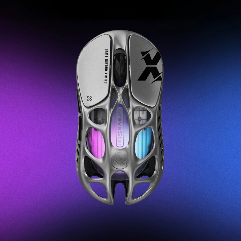 Мишка GravaStar Mercury X Wireless/Bluetooth/USB Grey (GSX_GRY) - зображення 6