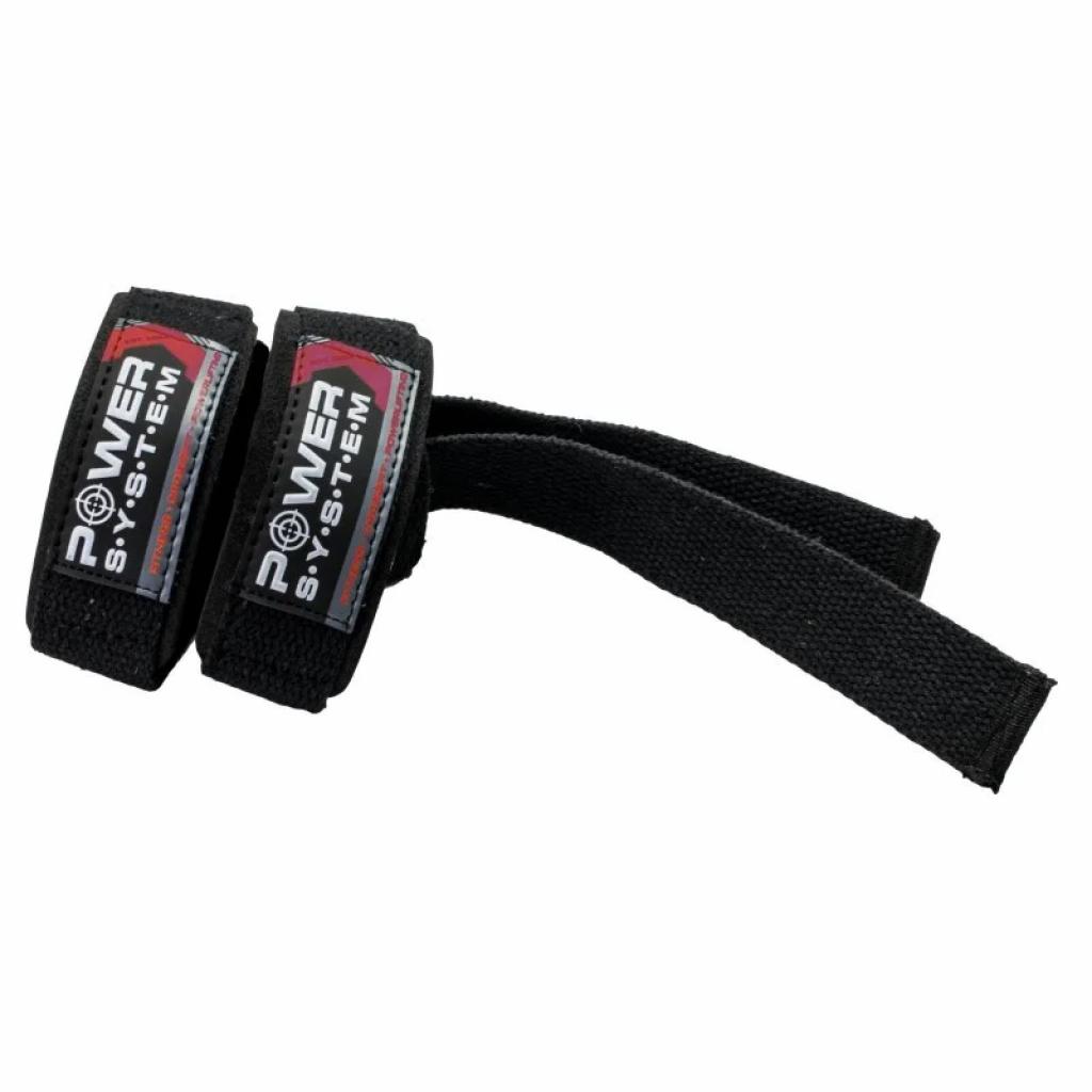 Кистьові лямки Power System 3400 Black/Red (PS-3400_Bl/Red) - зображення 1