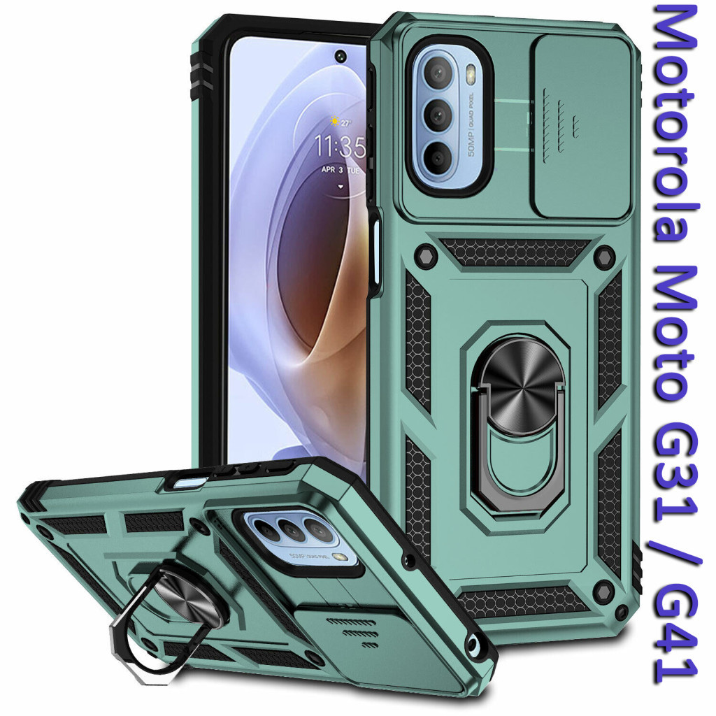 Чохол до мобільного телефона BeCover Military Motorola Moto G31 / G41 Dark Green (708192) - зображення 1