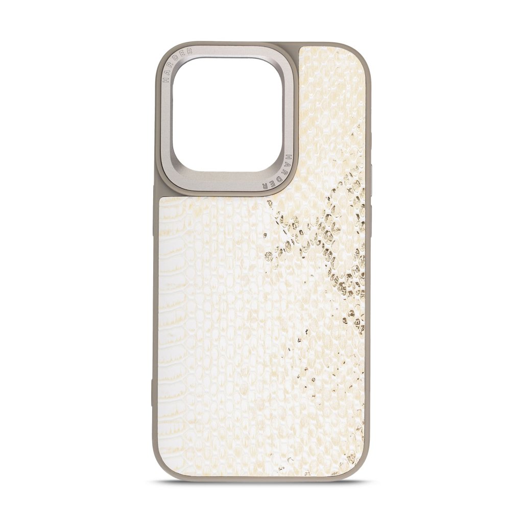 Чохол до мобільного телефона Harder Snake Pattern Apple iPhone 14 Pro White Cream (ARM76807) - зображення 1