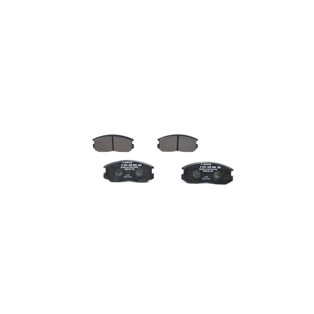 Гальмівні колодки Bosch 0 986 460 980 - зображення 1