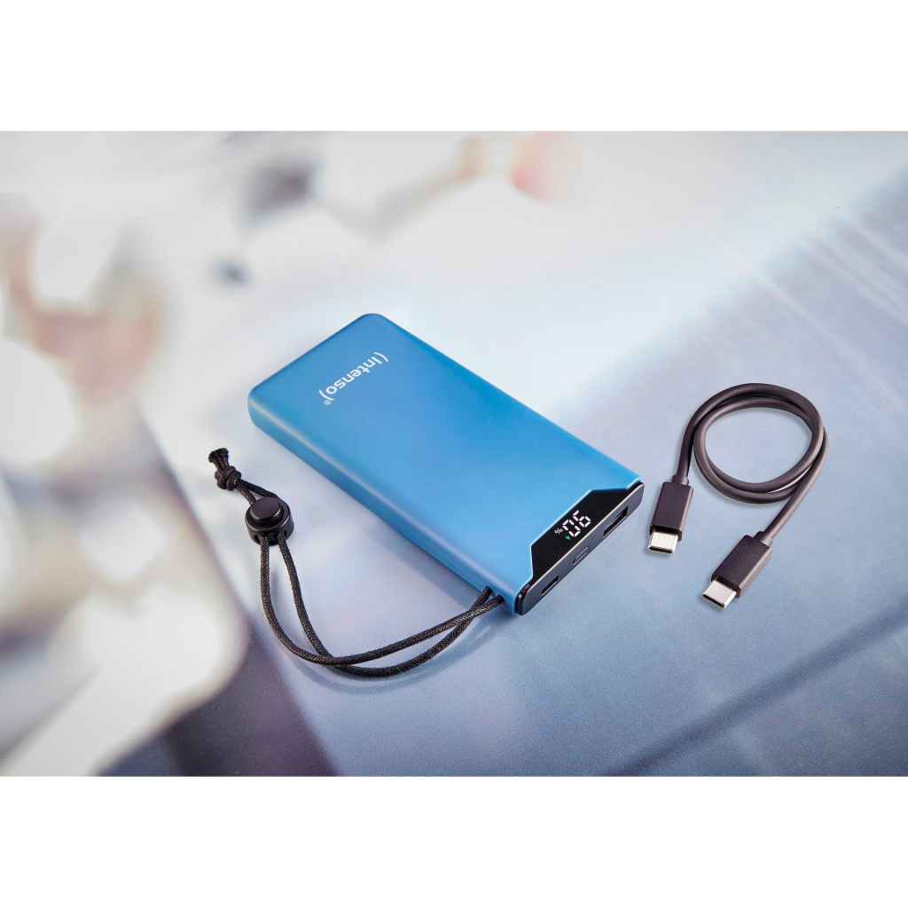 Батарея універсальна Intenso F10000 10000mAh QC/3.0 blue (7332035) - зображення 9