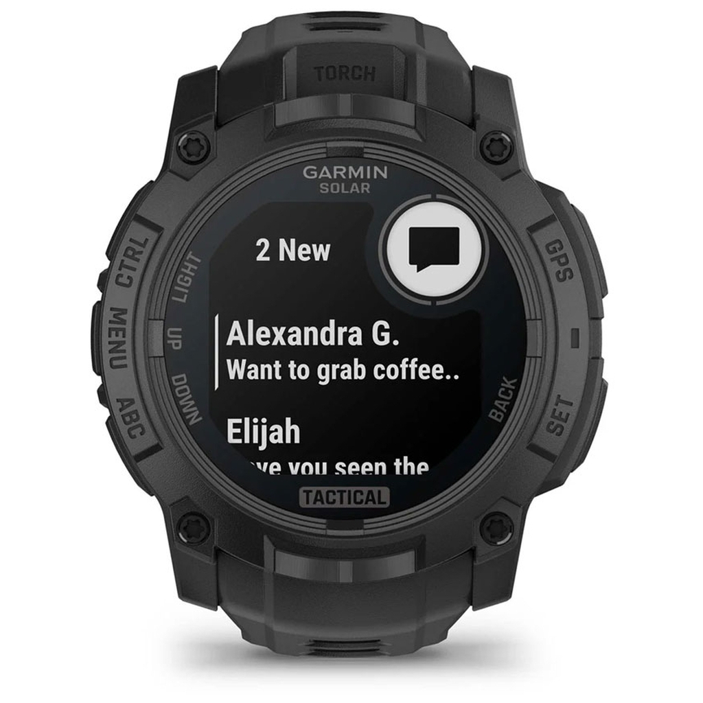 Смарт-годинник Garmin Instinct 3, Tactical, Solar, 50mm, Black,GPS смарт-годинник (010-02935-50) - изображение 2