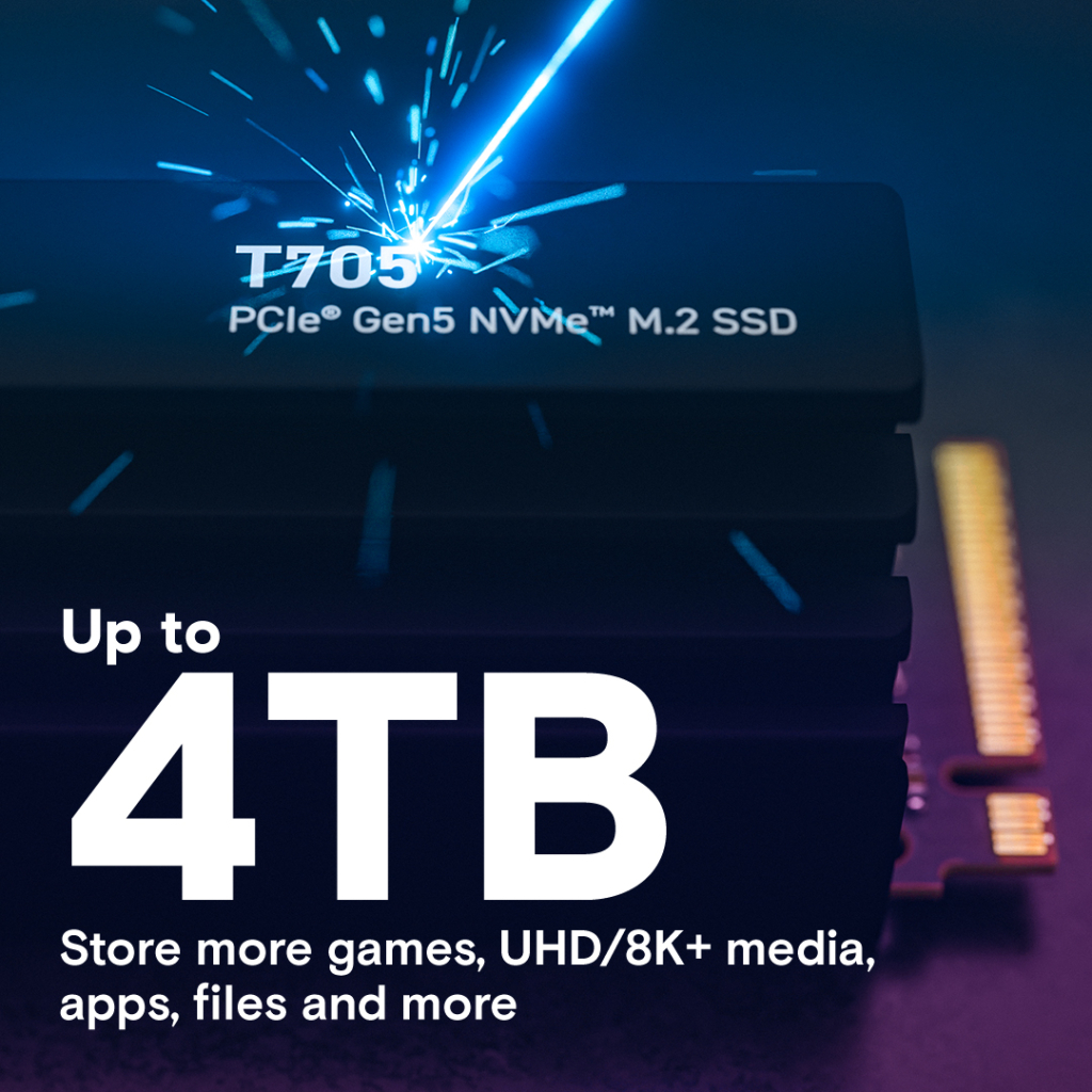 Накопичувач SSD M.2 2280 2TB T705 with Heatsink Micron (CT2000T705SSD5) - зображення 5