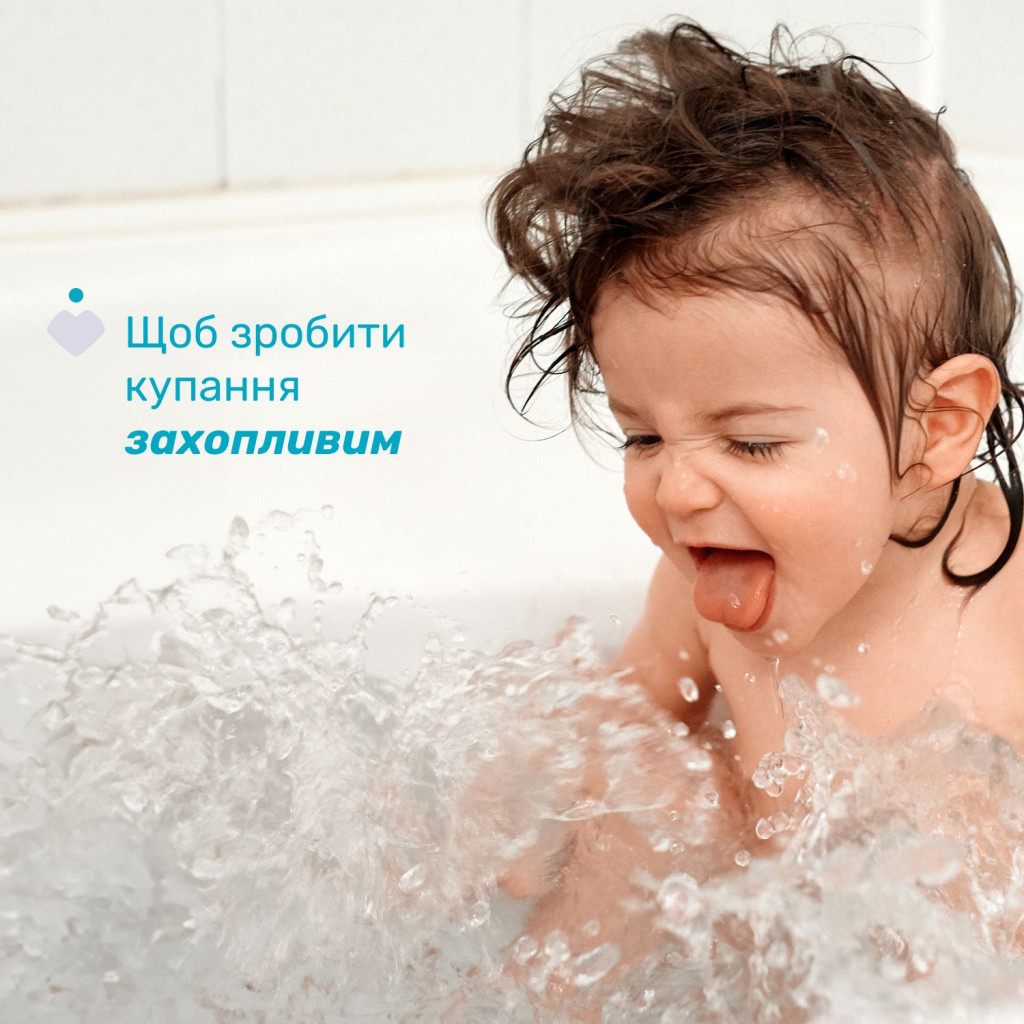 Дитячий гель для душу Chicco Baby Moments Без сліз з Екстрактом Бавовни та Гліцерином 500 мл (10583.00) - изображение 2