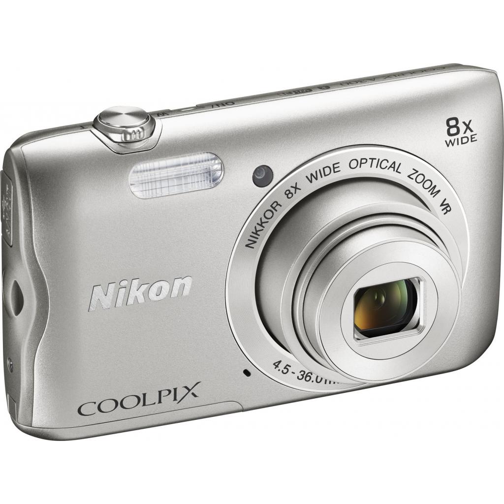 Цифровий фотоапарат Nikon Coolpix A300 Silver (VNA960E1) - зображення 3