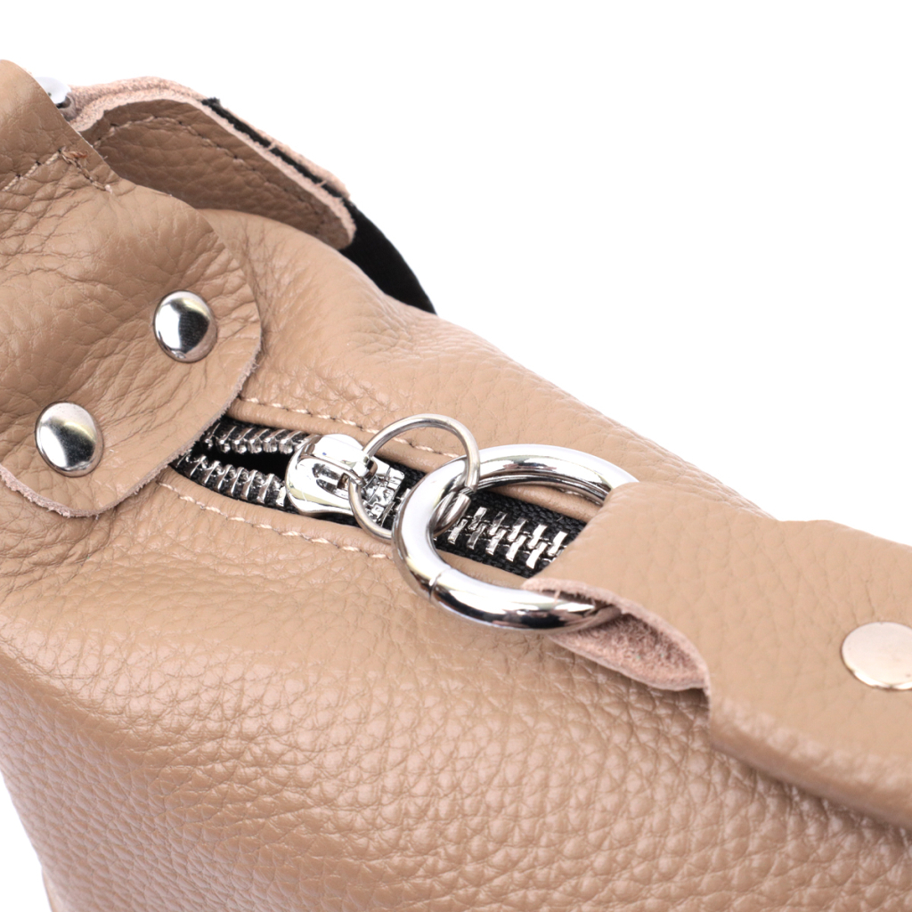 Сумка Vintage З натуральної шкіри Бежева (22618) - зображення 8