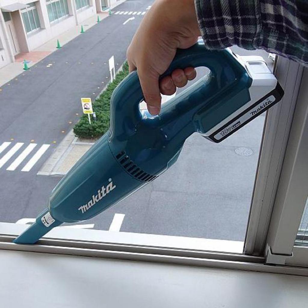 Пилосос будівельний Makita акумуляторний 18В G-battery, 600мл (без АКБ) (CL183DZX) - зображення 2