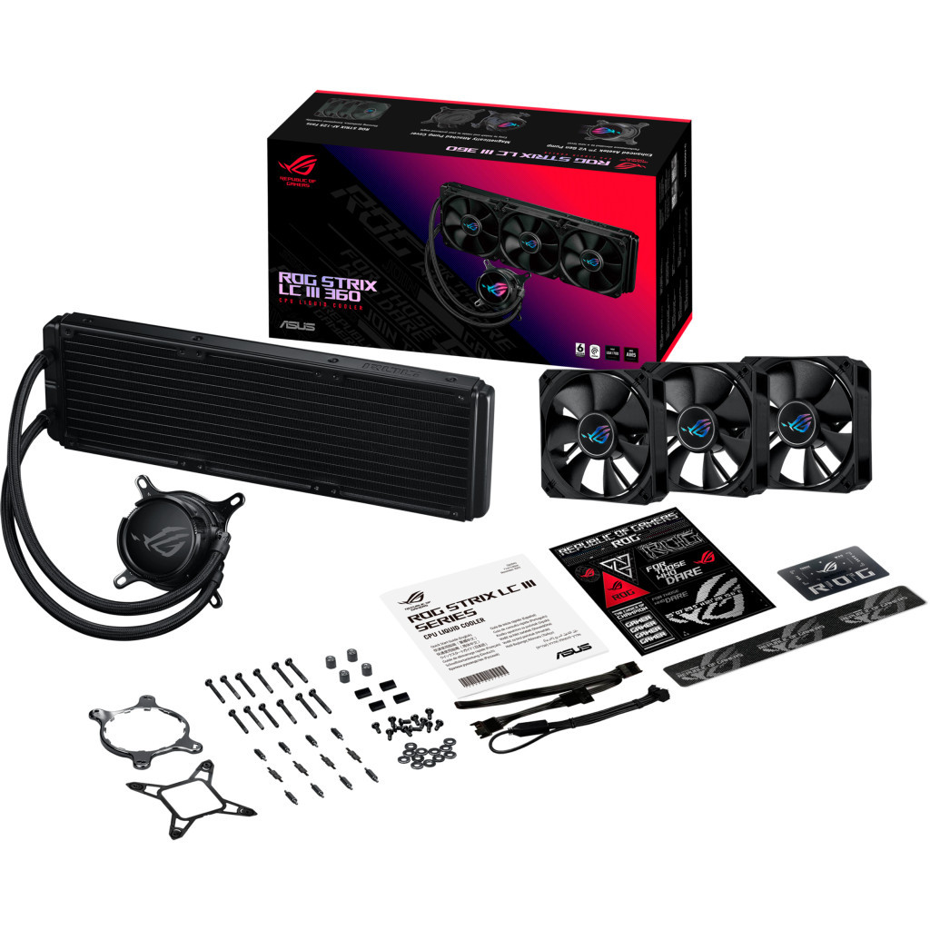 Система рідинного охолодження ASUS ROG Strix LC III 360 (90RC00T0-M0UAY0) - зображення 11