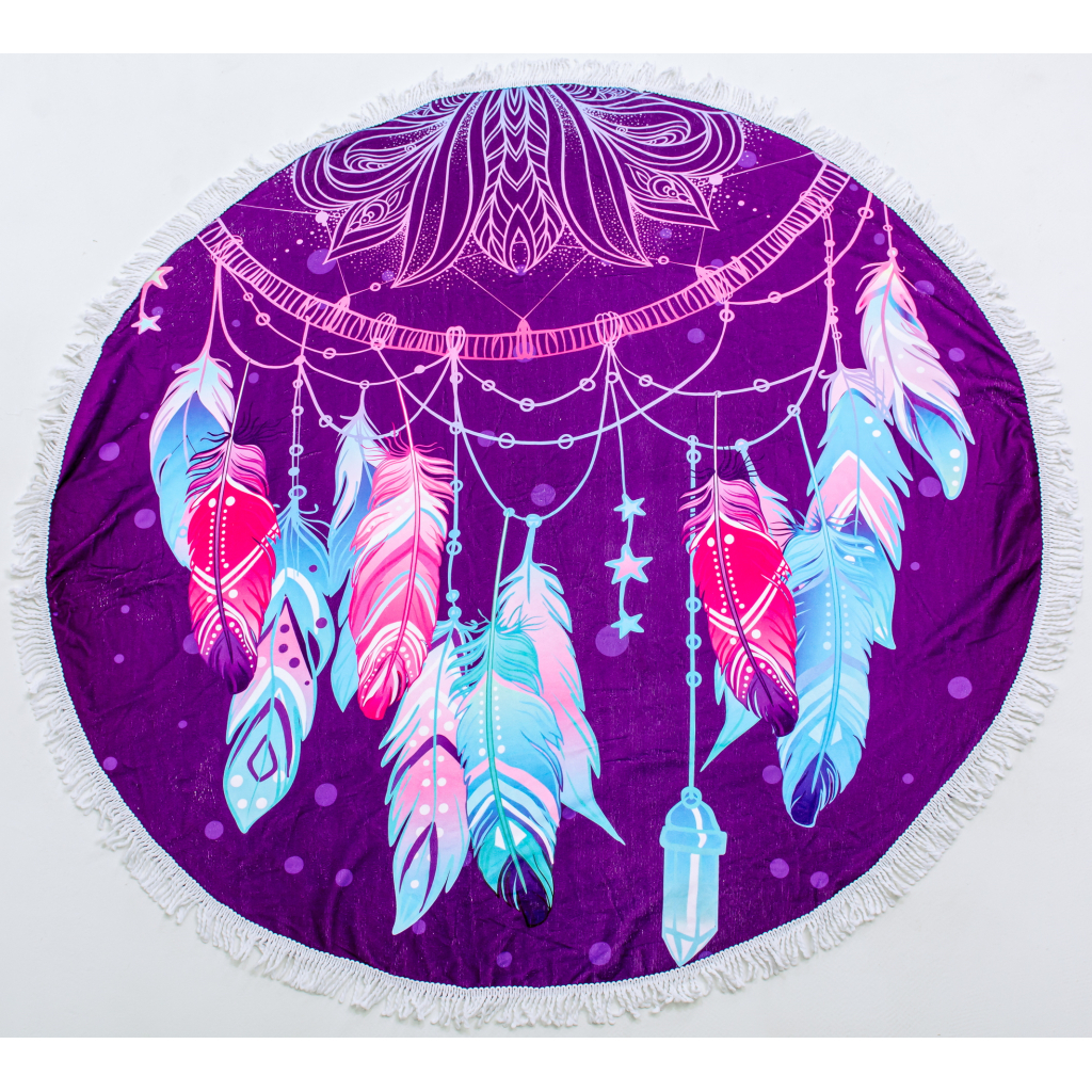 Рушник MirSon пляжний №5051 Summer Time Leather lace 150x150 см (2200003180640) - зображення 1