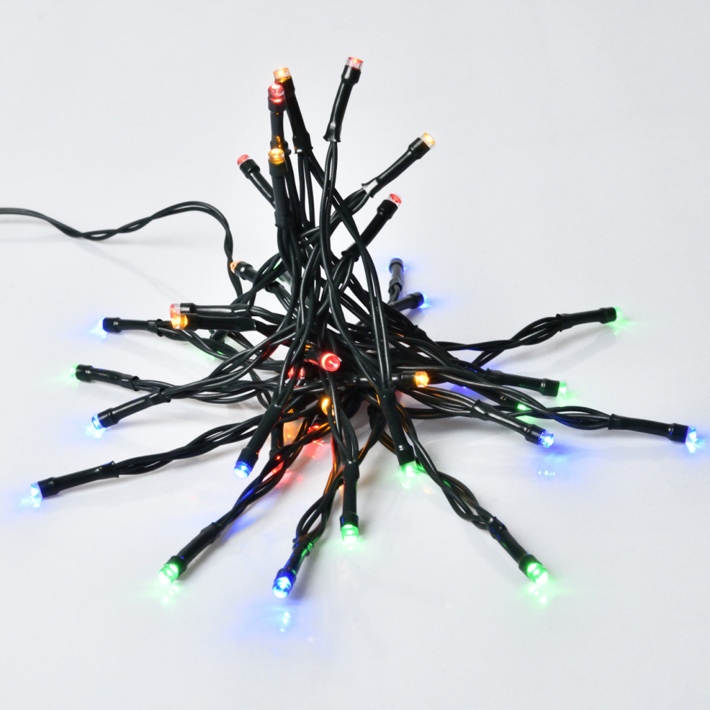 Гірлянда YES! Fun Вулична 41 LED Різнокольорова 2.8 м Статична Таймер На батарейках (975060) - зображення 1