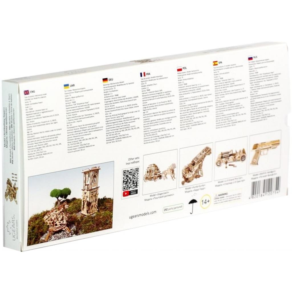 Збірна модель Ugears Вежа-аркабаліста (70048) - зображення 4