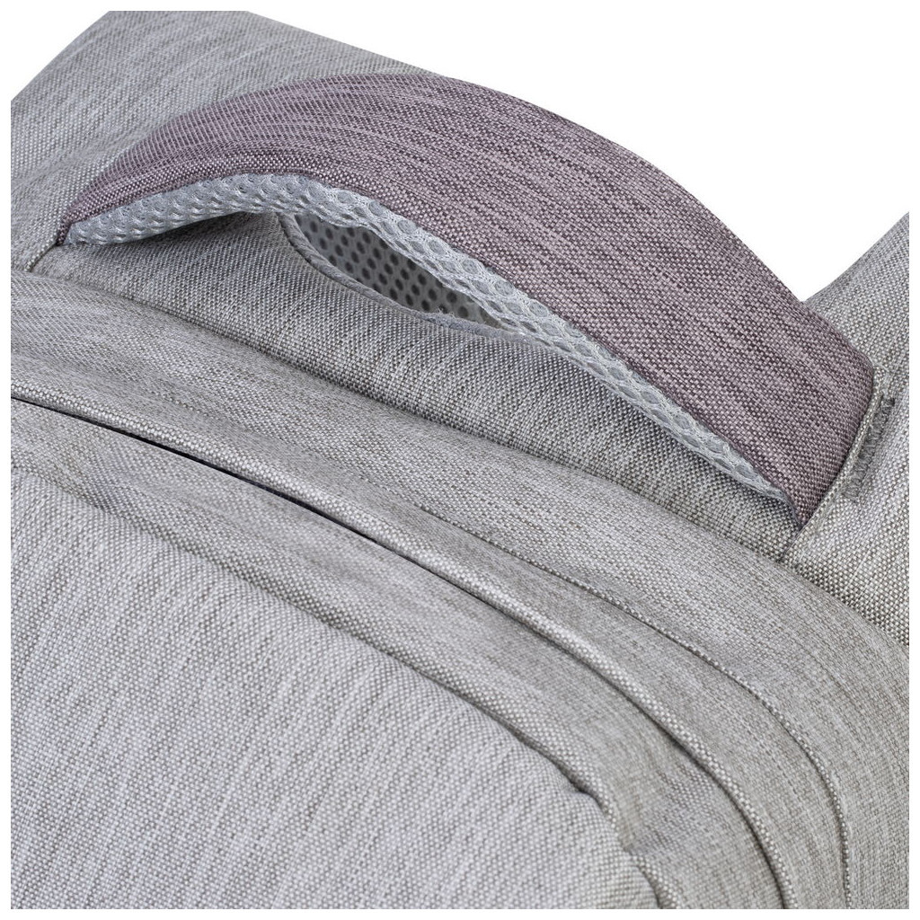 Рюкзак для ноутбука RivaCase 15.6" 7562 Grey/Mocha anti-theft - зображення 10