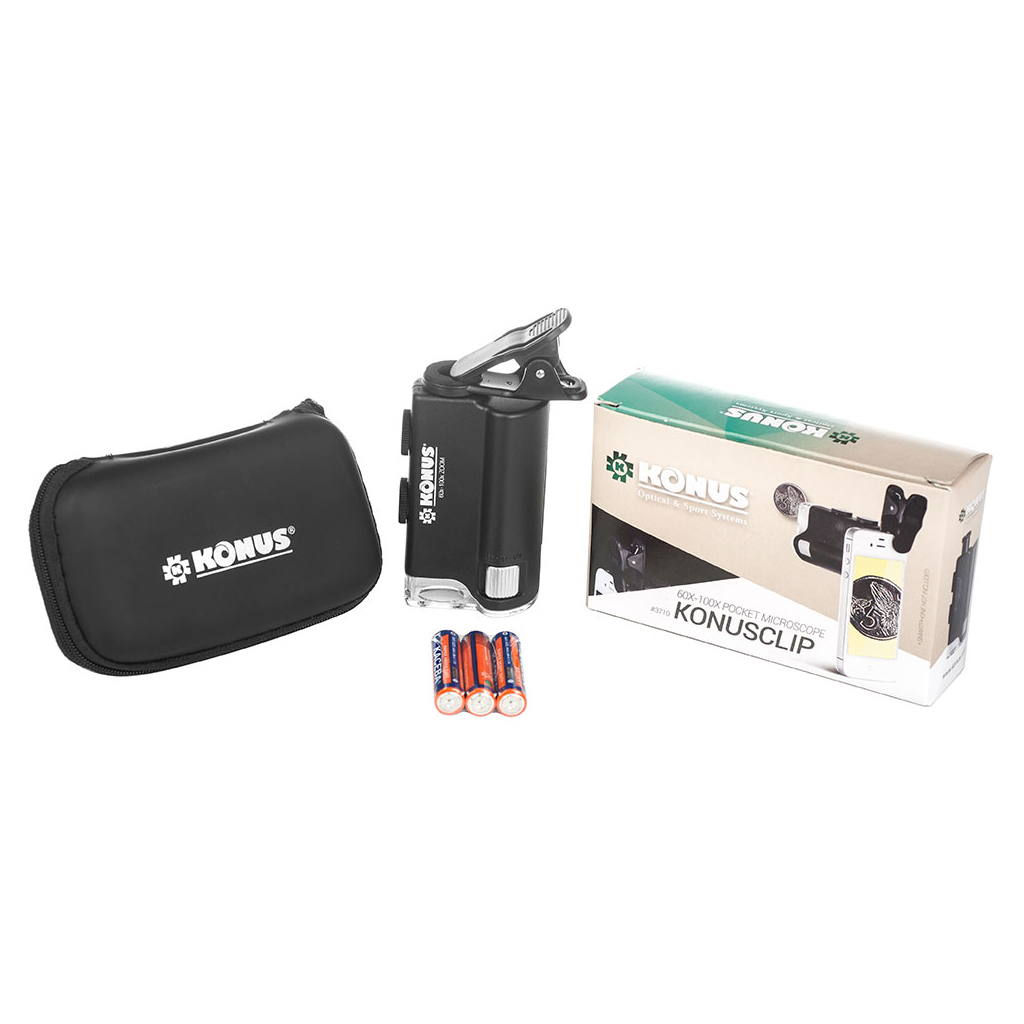 Мікроскоп Konus Konusclip для смартфона 60-100x (3710) - зображення 6
