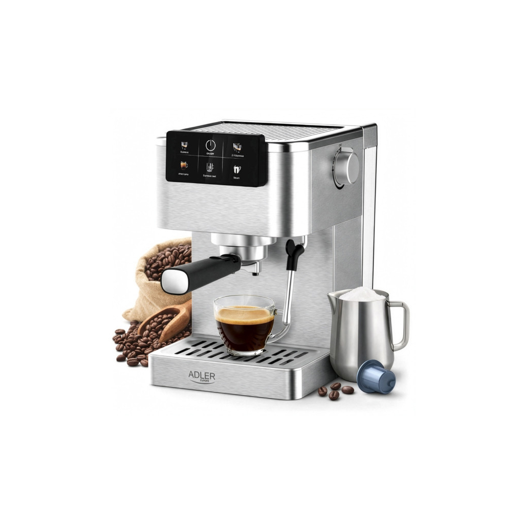 Ріжкова кавоварка еспресо Adler AD 4390 - зображення 9