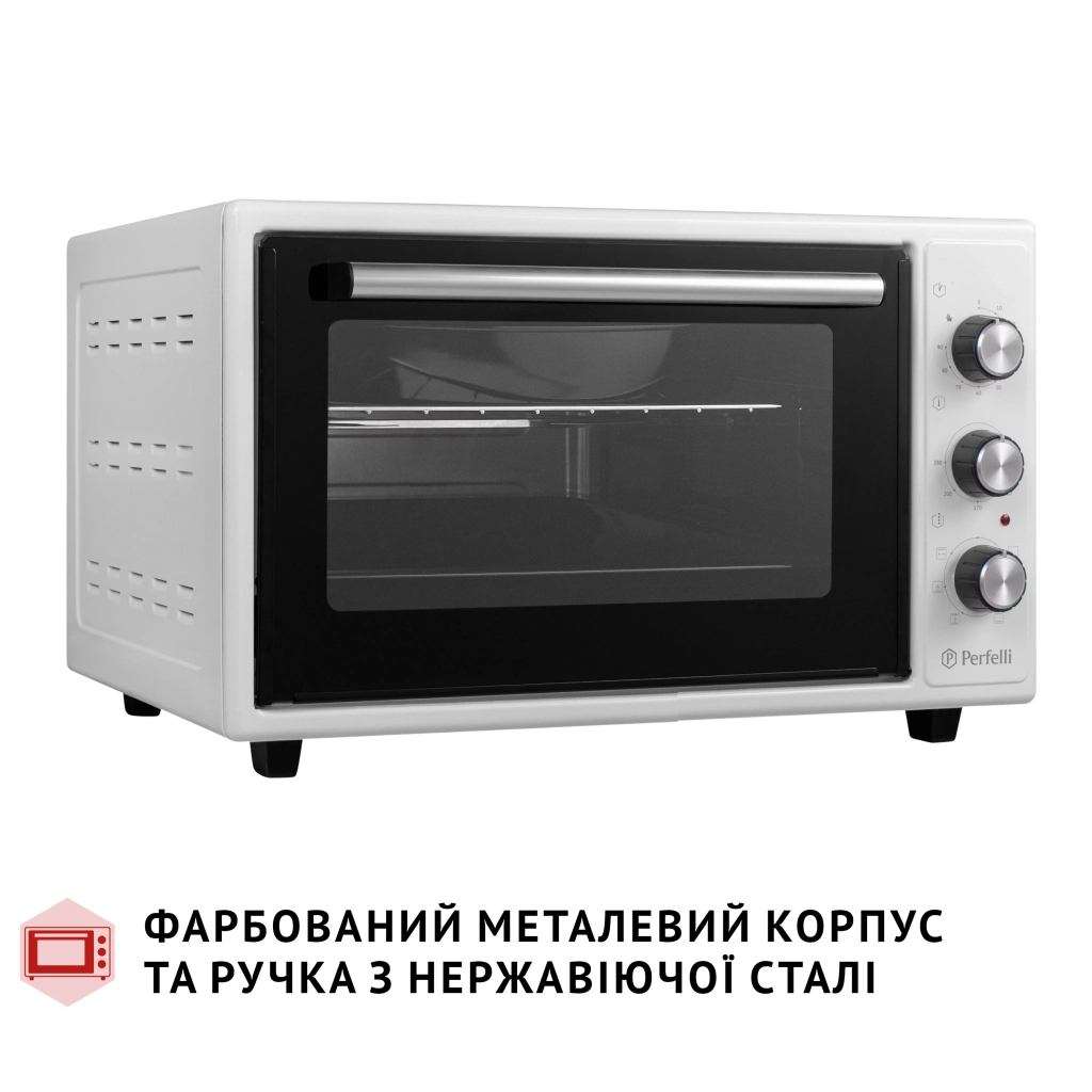 Електропіч Perfelli SIERRA 37 WHITE - зображення 4