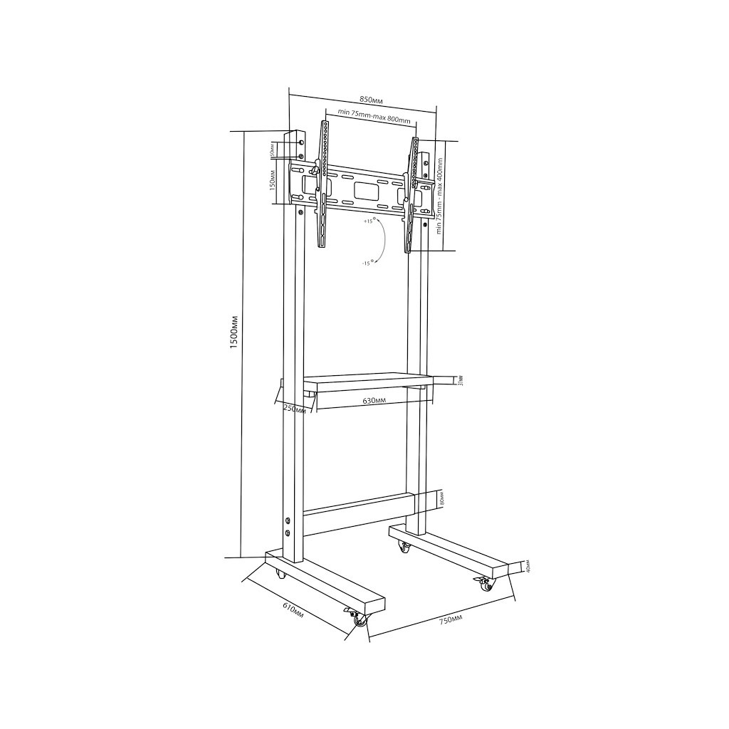 Стійка презентаційна Sector T7 Black - зображення 9