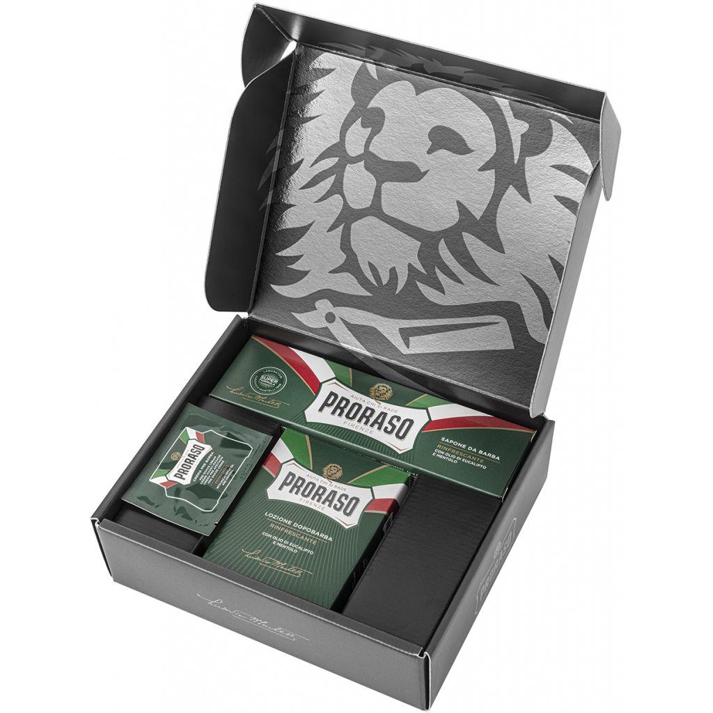 Набір косметики Proraso Green Classic Shaving Duo Крем 150 мл + Лосьйон 100 мл (8004395004751) - зображення 2