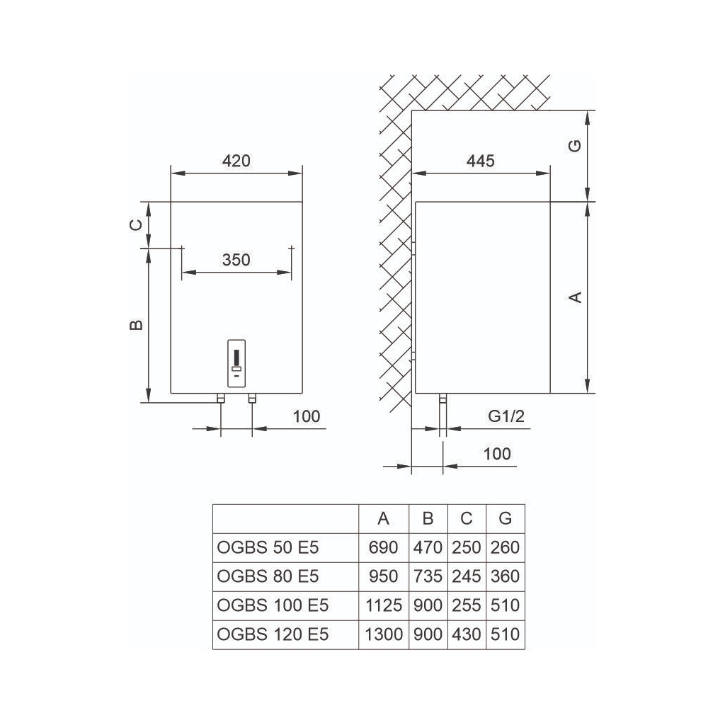 Бойлер TIKI Supr SD 50V9 (стара назва OGBS50ORV9) (700089) - зображення 2