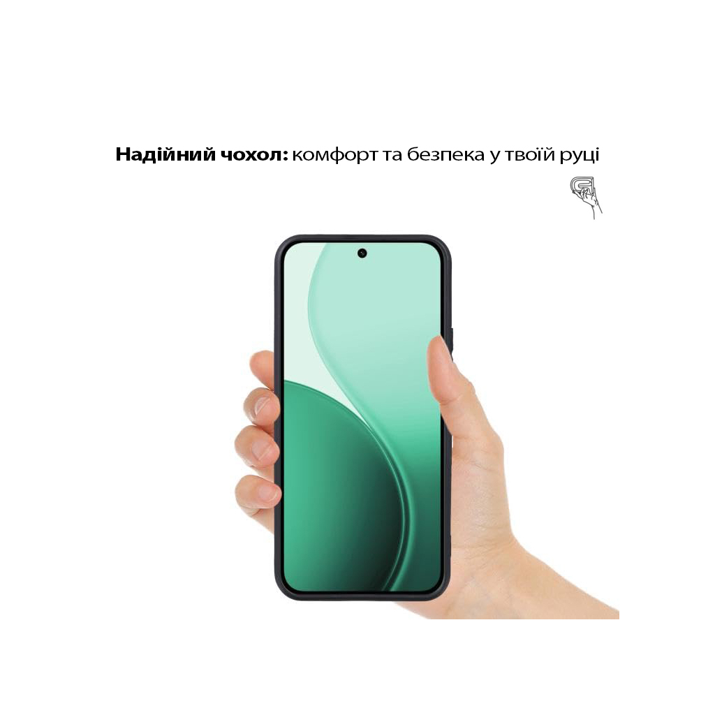 Чохол до мобільного телефона BeCover Silicone Oppo Reno14 / 14FS 5G Black (713791) - зображення 5