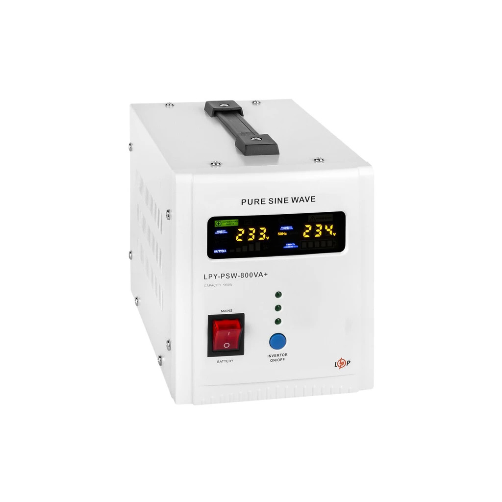 Пристрій безперебійного живлення LogicPower LPY- PSW-800VA+ (4153) - зображення 3