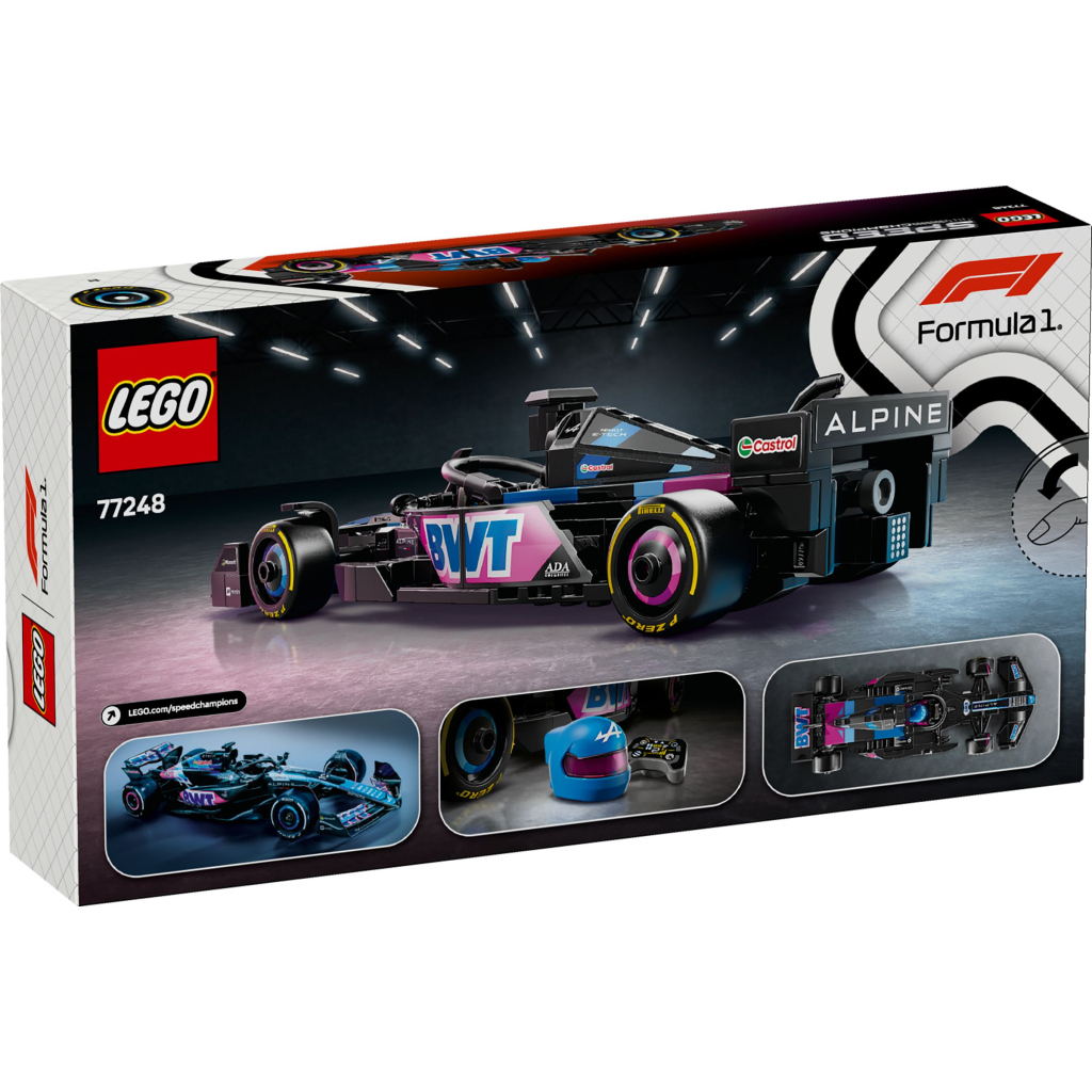 Конструктор LEGO Speed Champions Автомобіль для перегонів BWT Alpine F1® Team A524 (77248) - зображення 7