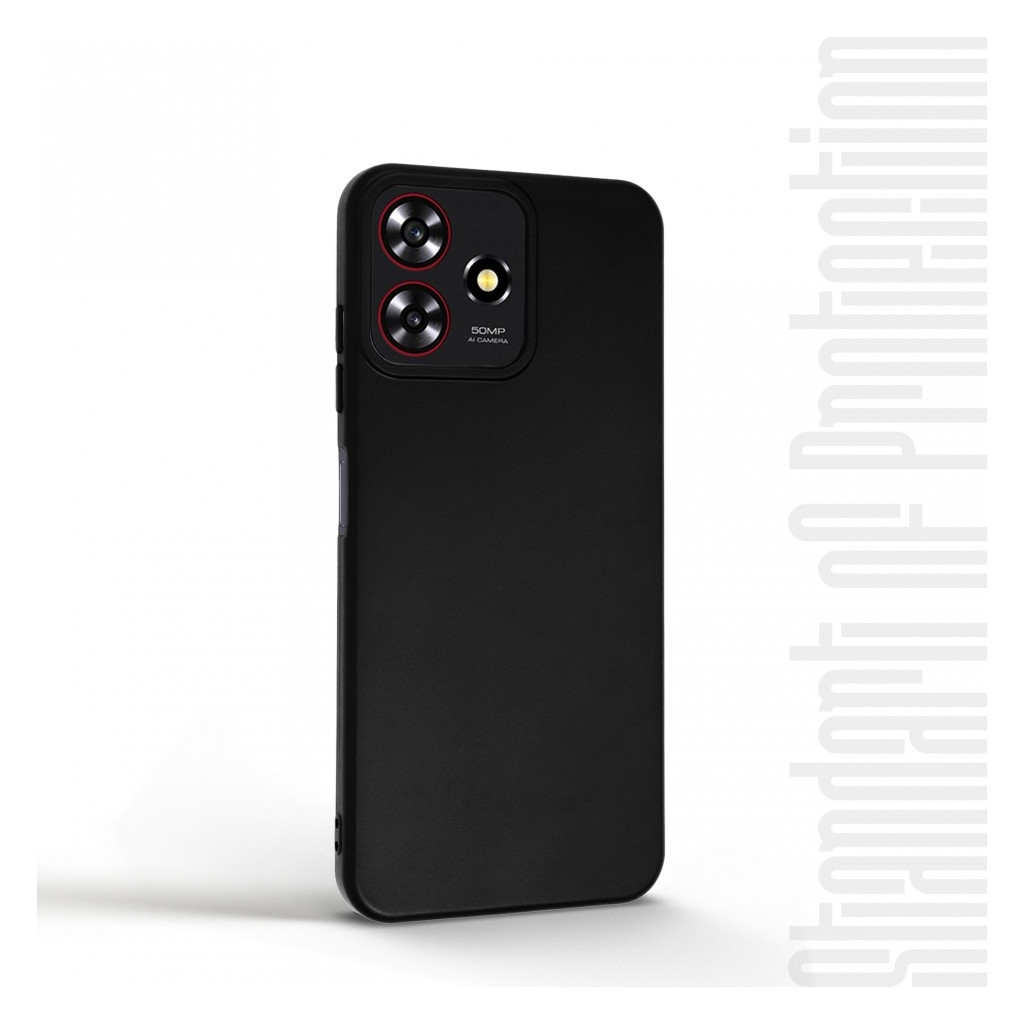 Чохол до мобільного телефона Armorstandart Matte Slim Fit ZTE Blade A73 4G Black (ARM70701) - зображення 2