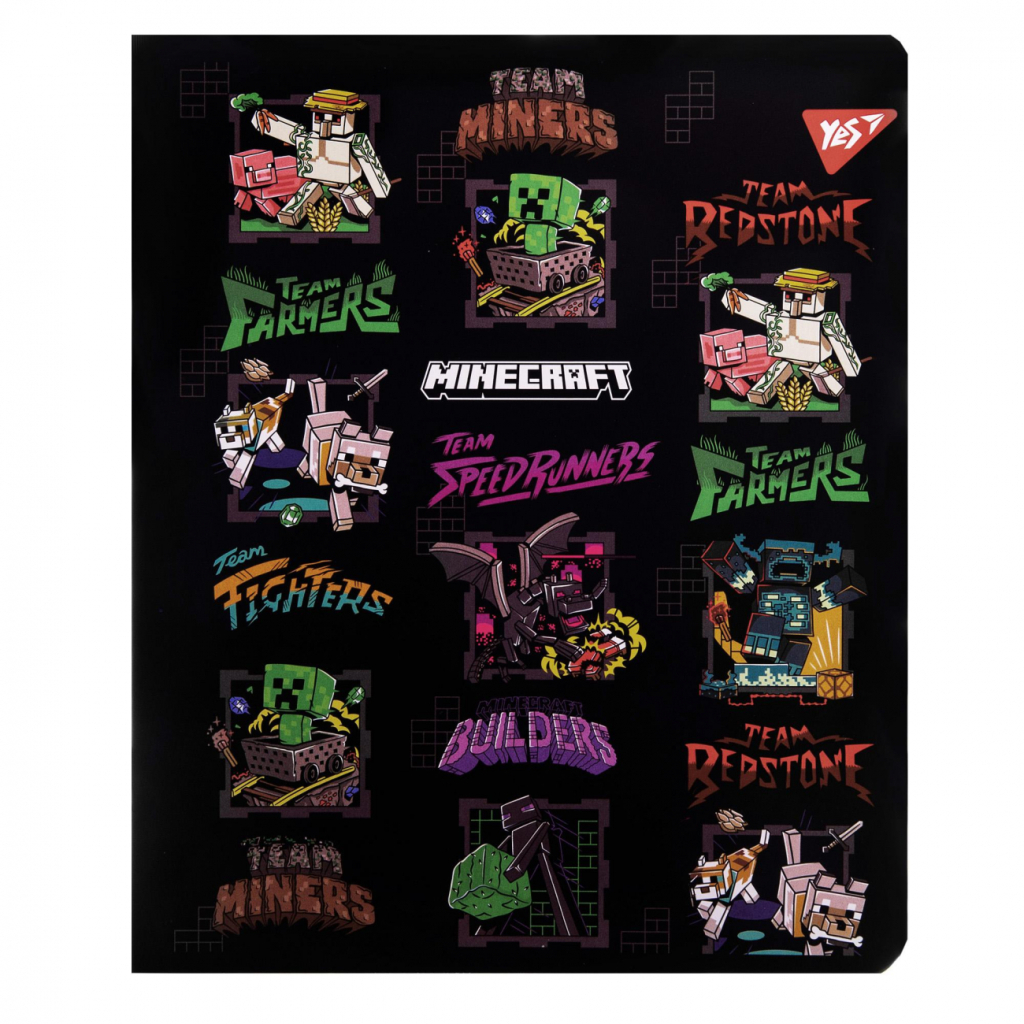 Зошит Yes Minecraft. Team 18 аркушів клітинка (767522) - зображення 10