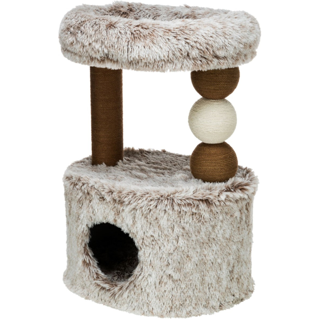 Дряпка (кігтеточка) для котів Trixie Harvey 54х40х73 см біло-коричнева (4047974445372) - зображення 3