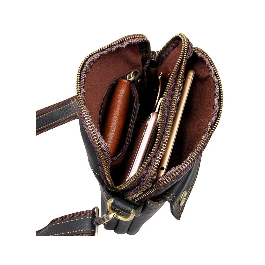 Сумка Vintage Чорна (14408) - зображення 11