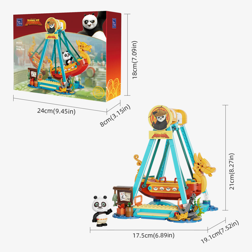 Конструктор Pantasy Kungfu Panda - Катання на піратському кораблі (86516) - зображення 7