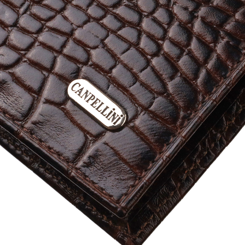 Гаманець Canpellini З натуральної шкіри Коричневий (21860) - зображення 5