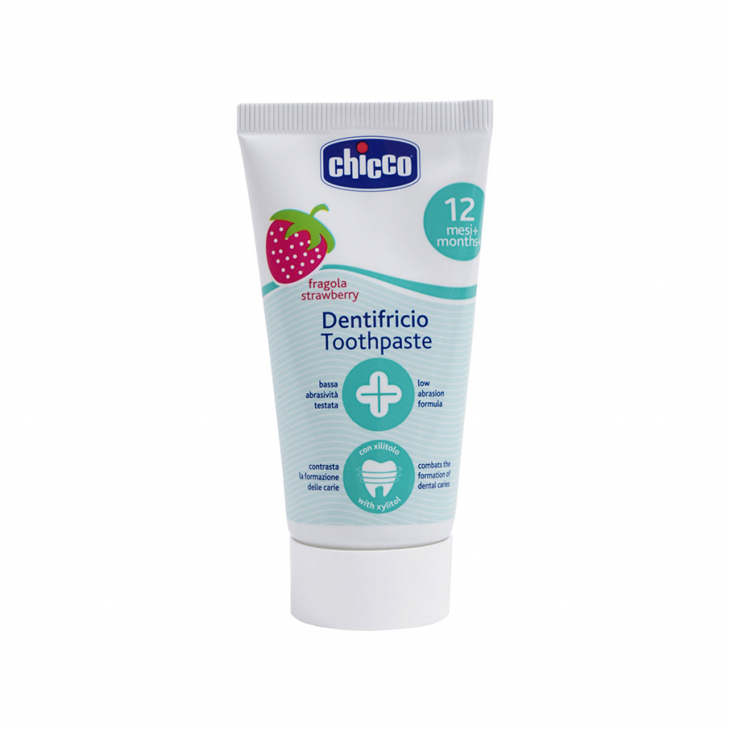 Дитяча зубна паста Chicco Клубника 50 мл (02321.10) - изображение 1