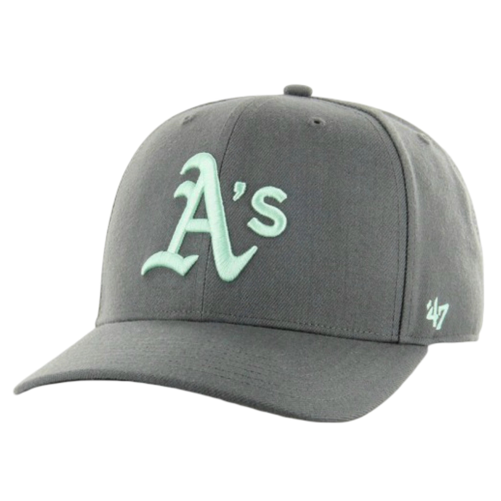 Кепка 47 Brand DP OAKLAND ATHLETICS B-CLZOE18WBP-CC графіт, бірюзовий (196895641197) - зображення 1