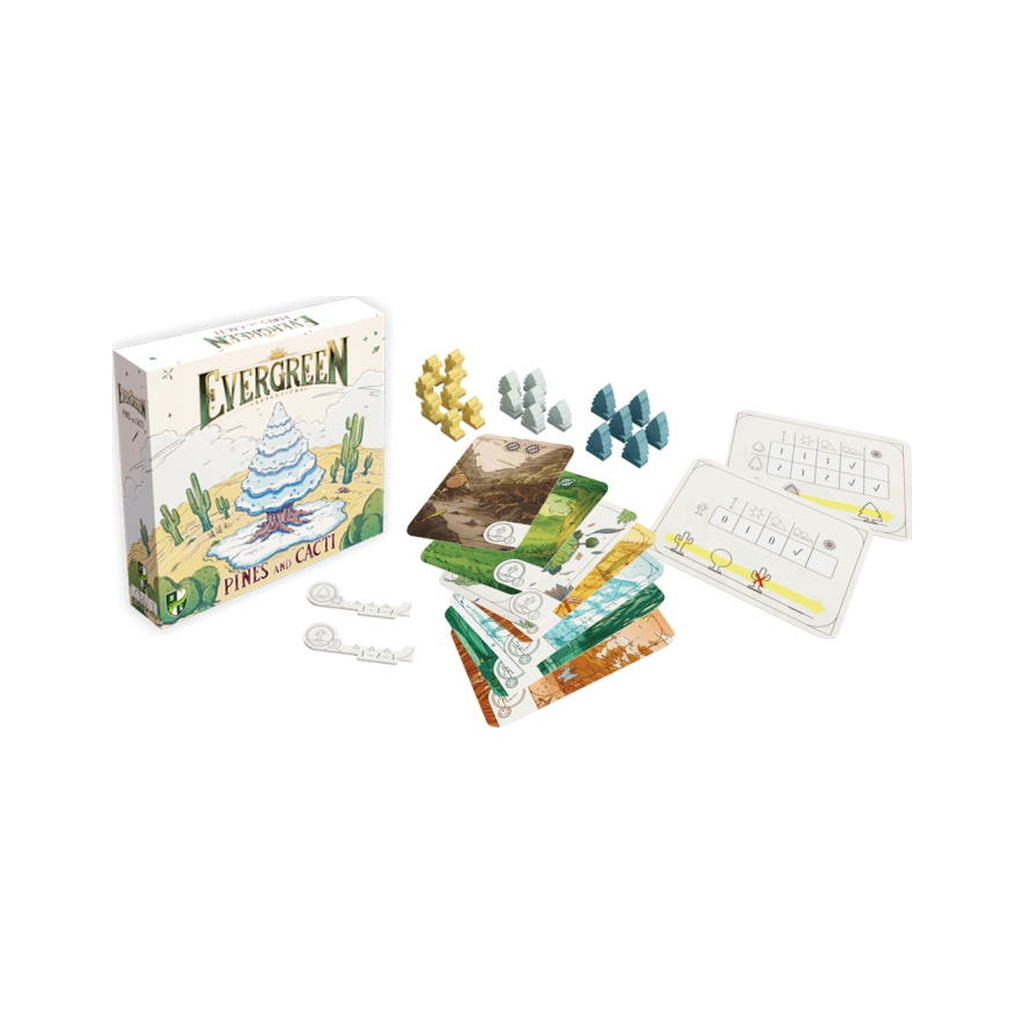 Настільна гра Games 7 Days Evergreen: сосни та кактуси (Evergreen: Pines and Cacti) (англ.) + QR-код на укр. правила (HG171) - зображення 2