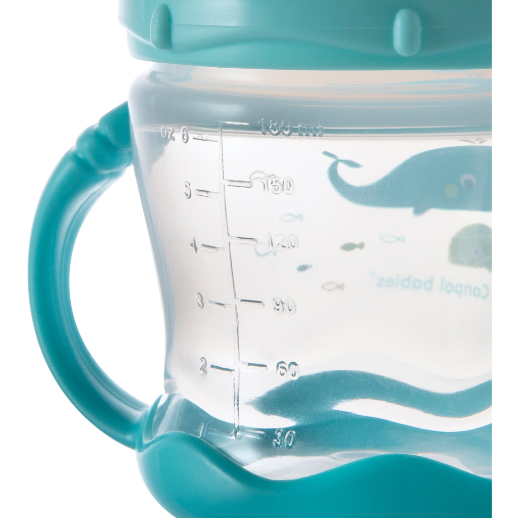 Поїльник-непроливайка Canpol babies Sweet fun 180 мл синя (57/300_blu) - зображення 4