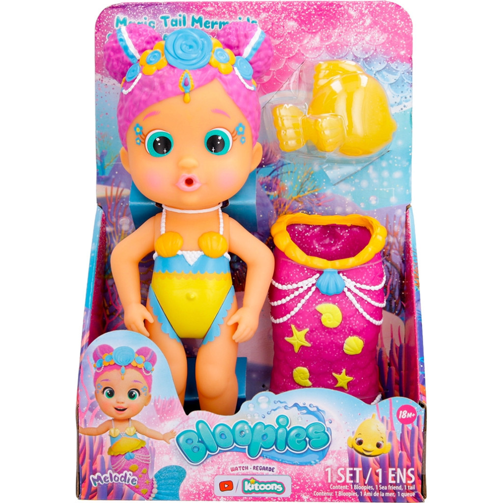 Лялька Bloopies серії Чарівний хвіст W2 – Русалонька Мелоді (908710) - зображення 5