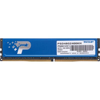 Модуль пам'яті для комп'ютера DDR4 8GB (2x4GB) 2400 MHz Patriot (PSD48G2400KH) - зображення 4