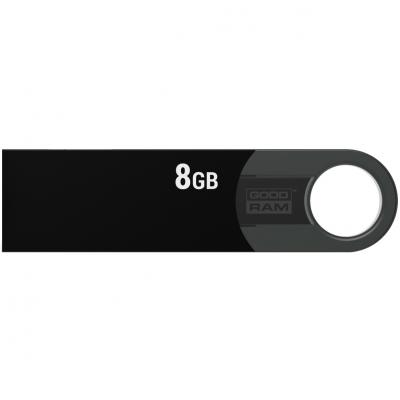 USB флеш накопичувач Goodram 8GB URA2 Black USB 2.0 (URA2-0080K0R11) - зображення 1