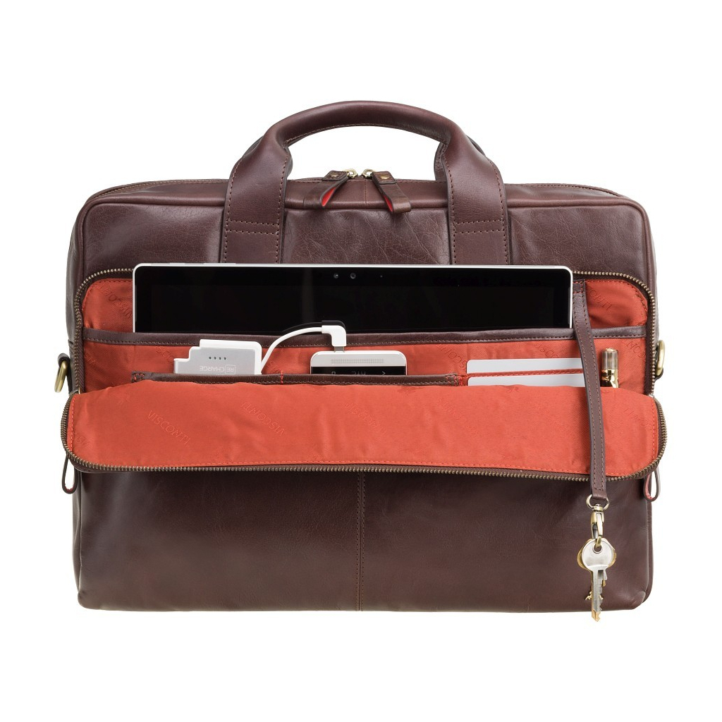Сумка Visconti ML30 Hugo 13 Brown (ML30 BRN) - зображення 7