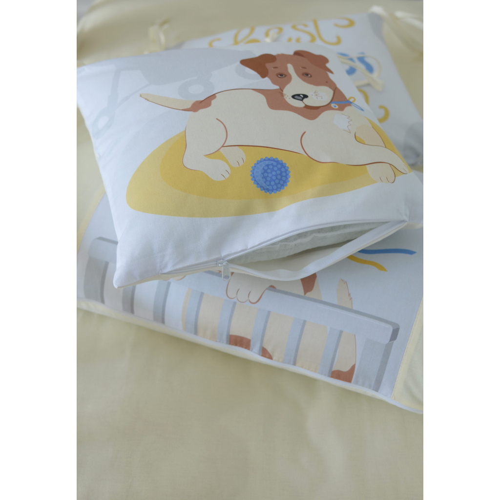 Дитячий постільний набір Верес "Velour Friendly Pes" (5 од ) (218.13) - зображення 9