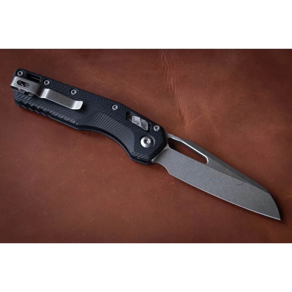 Ніж Microtech MSI Stonewashed G10 Black (210-10FLGTBK) - зображення 6