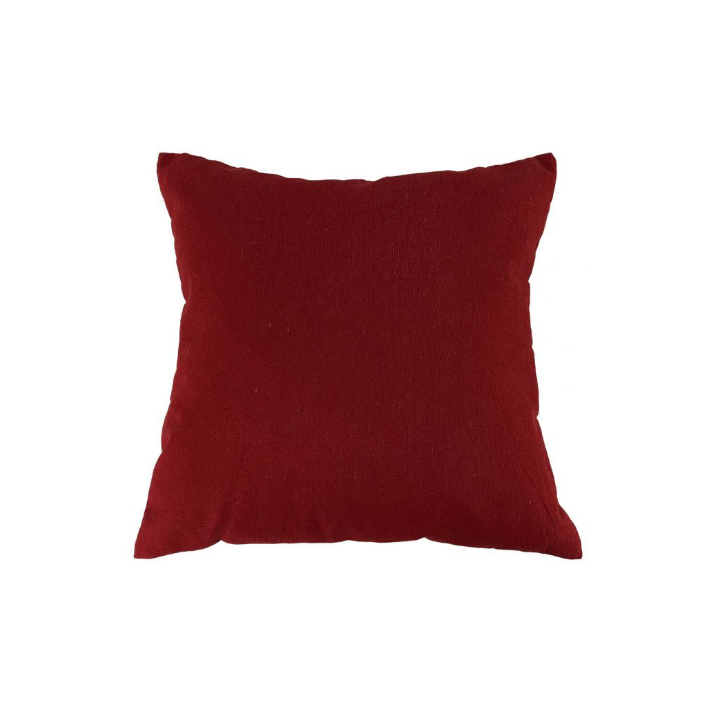 Наволочка Прованс декоративна Snowfall Свято 45х45 см Червона (23416) - зображення 3