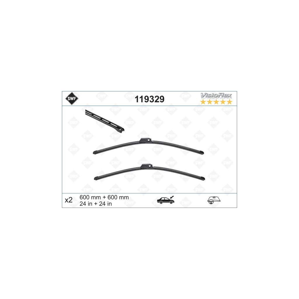 Щітка склоочисника SWF 119329 - зображення 1