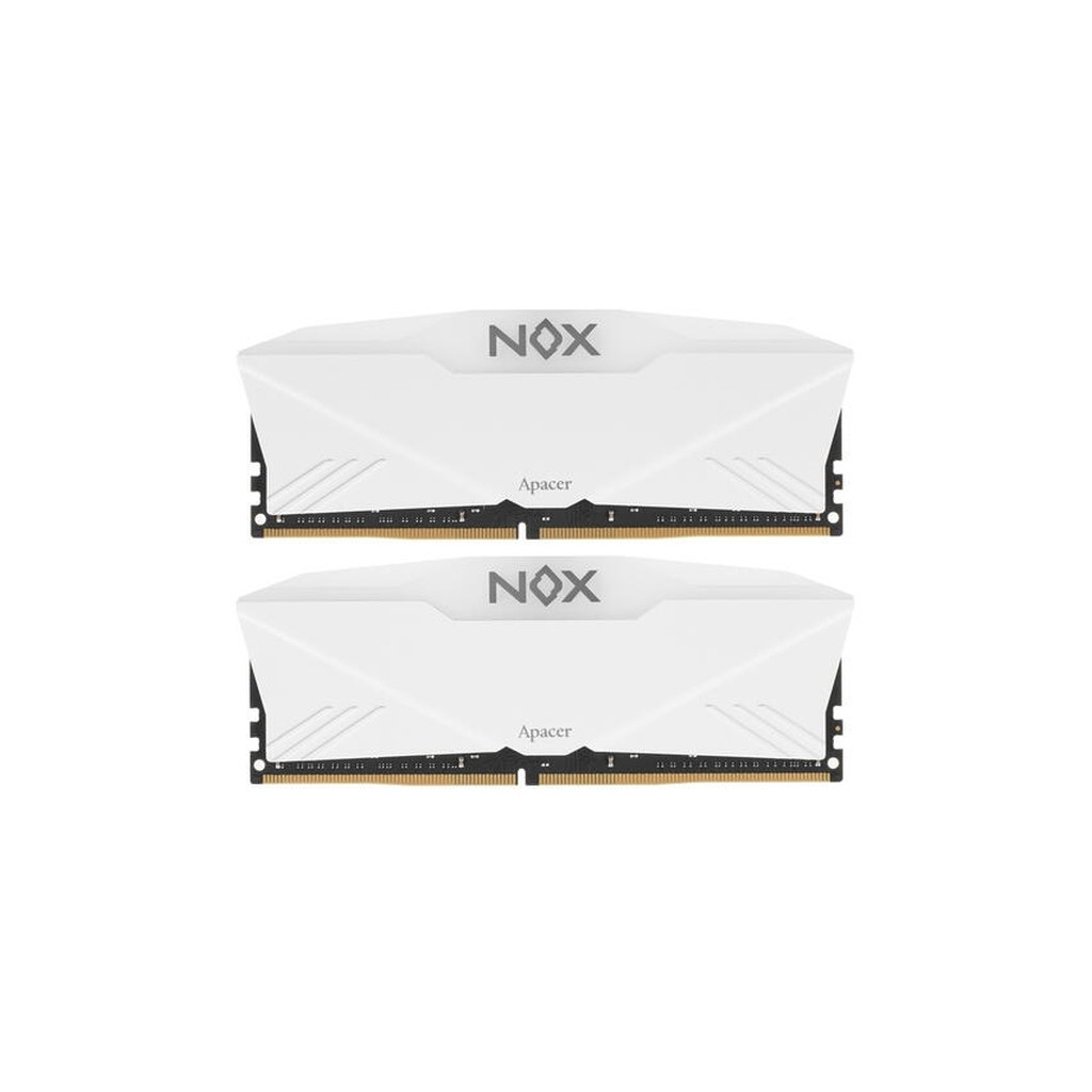 Модуль пам'яті для комп'ютера DDR4 16GB (2x8GB) 3200 MHz NOX RGB White Apacer (AH4U16G32C28YNWAA-2) - зображення 1
