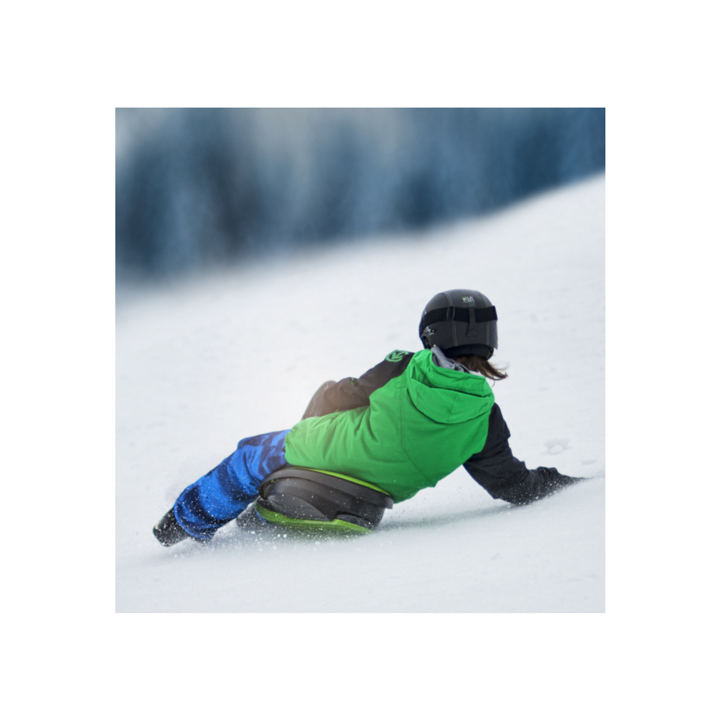 Санки Plastkon Skidrifter чорні із зеленим (49096) - зображення 8