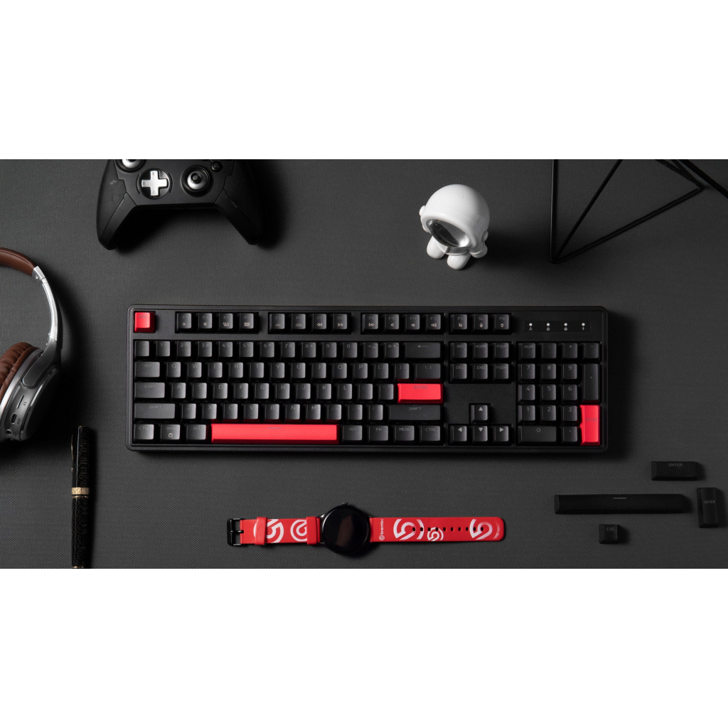 Клавіатура Lemokey Keychron X3 Red RGB USB Black (X3-H1-UA) - зображення 2