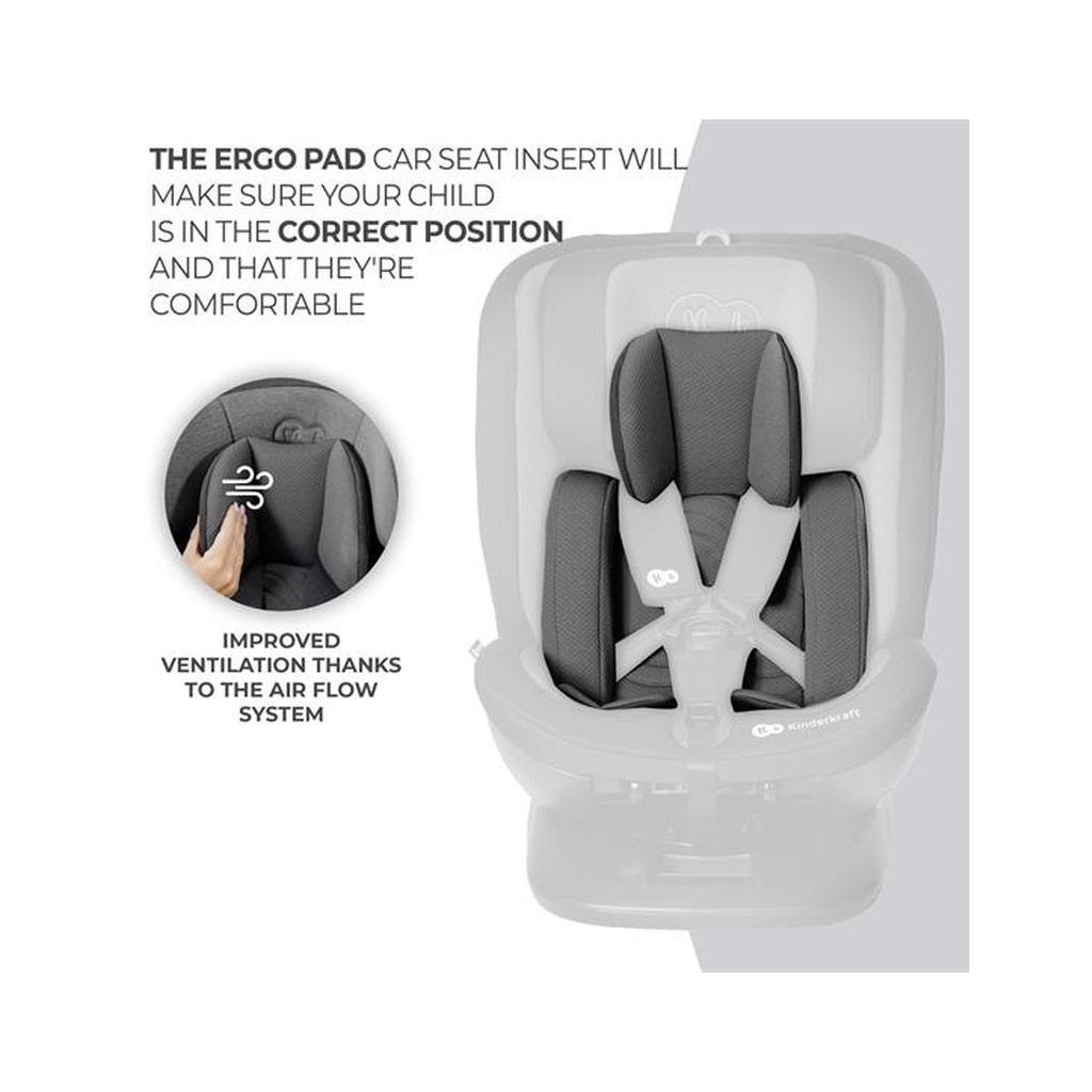 Автокрісло Kinderkraft Xpedition 2 i-Size Grey (KCXPED02GRY0000) (5902533924080) - зображення 11